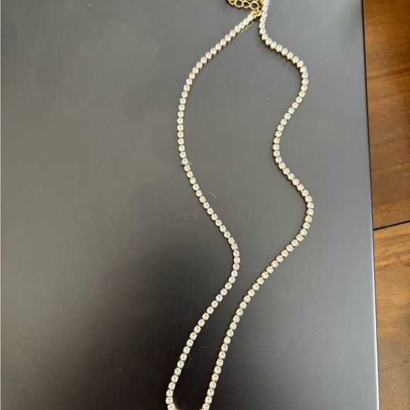 Hey Sister! Co. Faux Gold Tennis Necklace - Picture 1 of 5